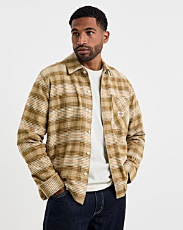Dickies Forest Brushed Check Shirt - Light Beige