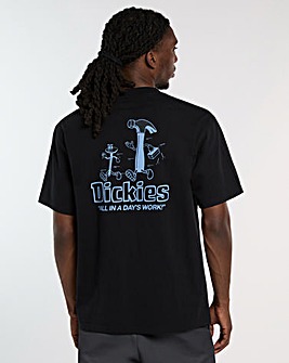 Dickies Short Sleeve Fairlawn Back Graphic T-Shirt - Black