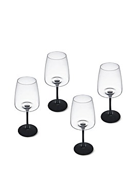 Mikasa Palermo Set of 4 Crystal Red Wine Glass Set