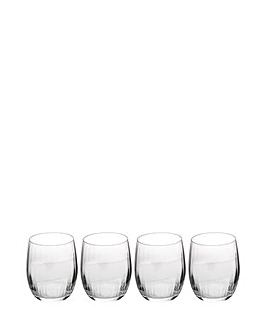 Mikasa Treviso Set of 4 Stemless Wine Glasses