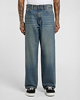 Dickies 954 Relaxed Straight Work Jeans - Khaki Tinted Blue