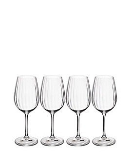 Mikasa Treviso Set of 4 White Wine Glasses