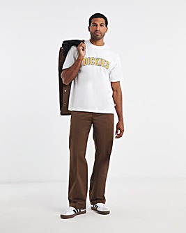 Dickies Union Loose Straight Twill Pant - Brown