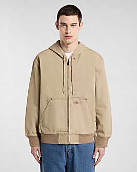 Dickies Unlined Canvas Hooded Bomber - Desert Sand