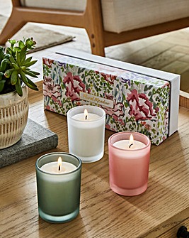 Floral Meadows Set of 3 Votives Giftset