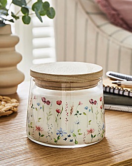 Julipa Wildflower Glass Jar Candle