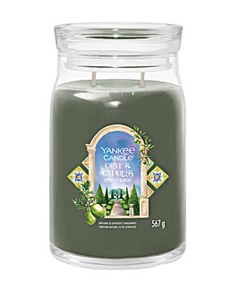 Yankee Candle Signature Large Olive & Cypress