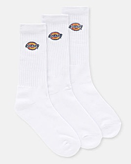Dickies 3 Pack Valley Grove Socks - White