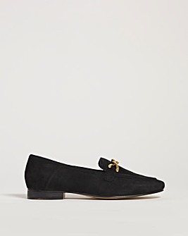 Suede Trim Loafer E Fit