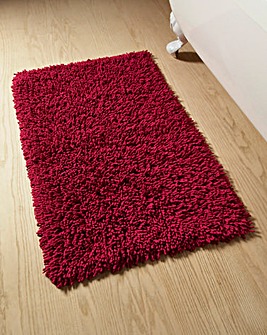 Everyday Heavyweight Twist Cotton Bath Mat - Fuschsia