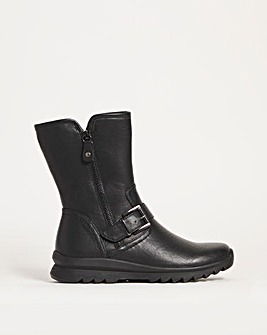 Cushion Walk Casual Boot with Side Zip Detail EEE Fit