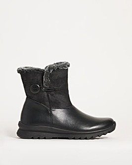 Cushion Walk Casual Boot with Side Zip E Fit