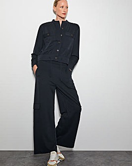 Monsoon Una Wide Leg Utility Trousers