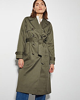 Monsoon Matilda Midi Trench Coat