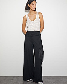 Monsoon Tanya Tassel Wide Leg Trousers