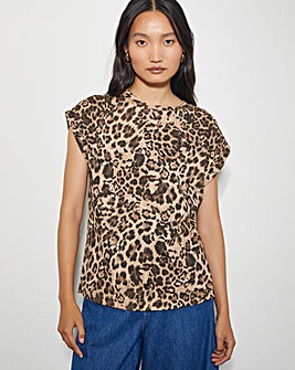 Monsoon Archi Leopard Print T-Shirt