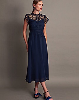 Monsoon Monica Lace Midi Dress