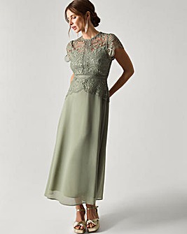 Monsoon Lace Midi Bridesmaid Dress
