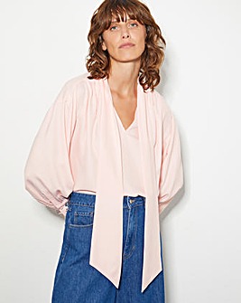 Monsoon Ann Pussybow Embellished Blouse