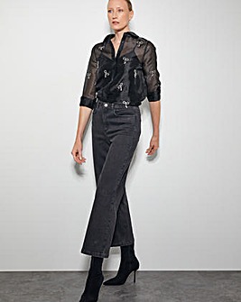 Monsoon Betty Bow Organza Blouse