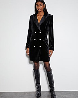 Monsoon Valery Velvet Blazer Dress