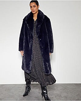 Monsoon Camille Faux Fur Coat