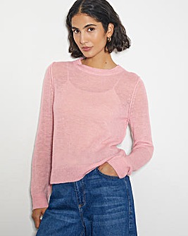 Monsoon Mel Sheer Seamed Jumper