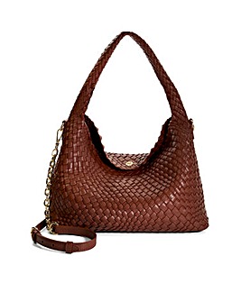 Dune Deliberate Woven Shoulder Bag