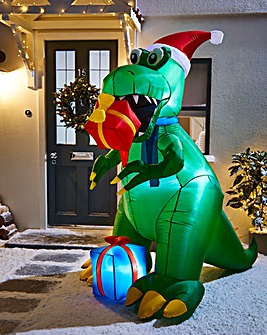 Inflatable Christmas Dino 1.8m