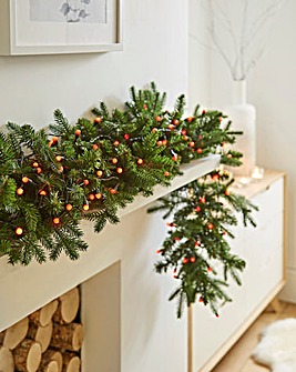Red Berry LED Christmas String Lights