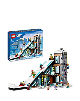 LEGO City Ski and Climbing Centre Toy Winter Sport Set 60366