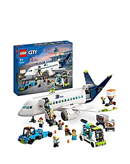 LEGO City Passenger Aeroplane Toy & 4 Airport Vehicles 60367
