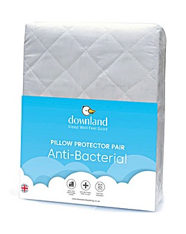 Anti-Bacterial Pack of 2 Pillow Protectors