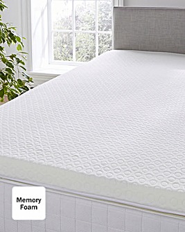 2.5cm Memory Foam Mattress Topper with Cover