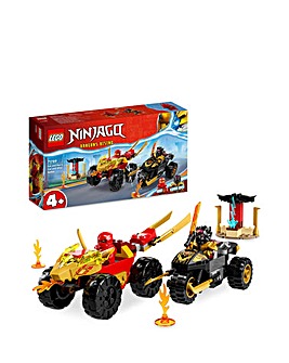 LEGO NINJAGO Kai and Ras's Car and Bike Battle Toys 71789