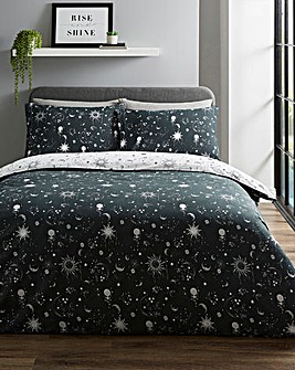 Moons & Stars Cotton Blend Duvet Cover Set