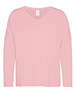 Calvin Klein Long Sleeve V Neck T-Shirt