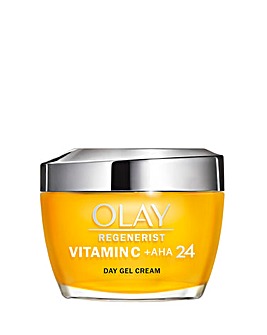 Olay Vitamin C + AHA24 Day Gel Face Cream For Bright And Even Tone, 50ml