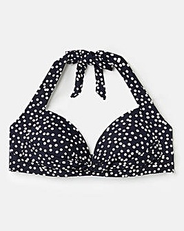 Joules Bonnie Halterneck Padded Bikini Top