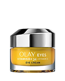 Olay Vitamin B3 24 + Vitamin C Eye Cream For Visibly Brighter Skin, 15ml