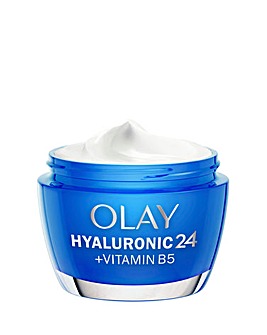Olay Hyaluronic 24 + Vitamin B5 Moisturiser, Day Gel Cream With Hyaluronic Acid