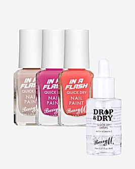 Barry M Quick Dry Nail Paint Set 1