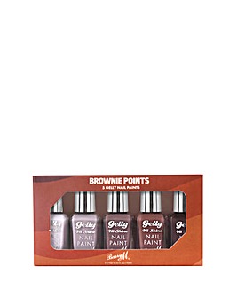 Barry M Brownie Points Nail Paint Gift Set