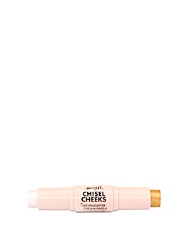 Barry M Chisel Cheeks Double Highlighter Cream Duo - Silver/ Gold