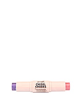 Barry M Chisel Cheeks Double Highlighter Cream Duo - Lilac/ Pink