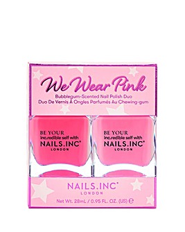 Nails Inc We Wear Pink Nail Polish Duo
