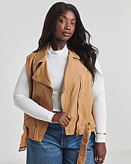 Tan Utility Gilet