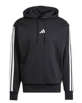 adidas 3 Stripes Fleece Hoodie