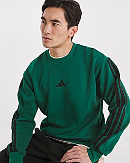 adidas 3 Stripes Fleece Sweatshirt