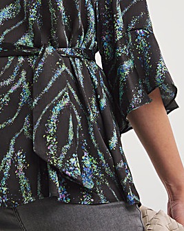 Joanna Hope Tie Neck Blouse